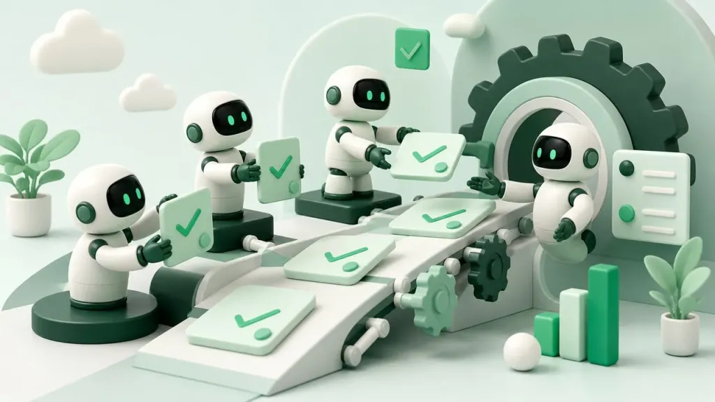 AI News 封面插圖：AI 代理人